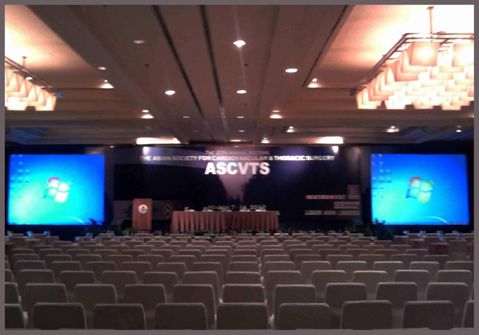 ASCVTS (Annual Meeting of The Asian Society For Cardiovascular and Thoracic Surgery )